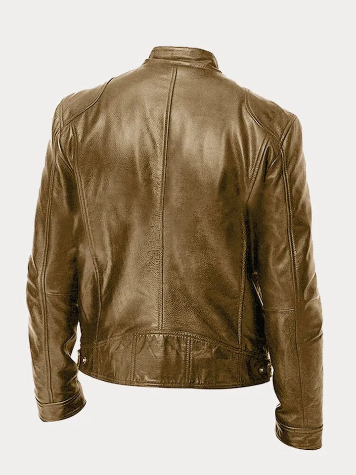 MAISON LUMIÈRE | VESTE DÉCONTRACTÉE EN CUIR