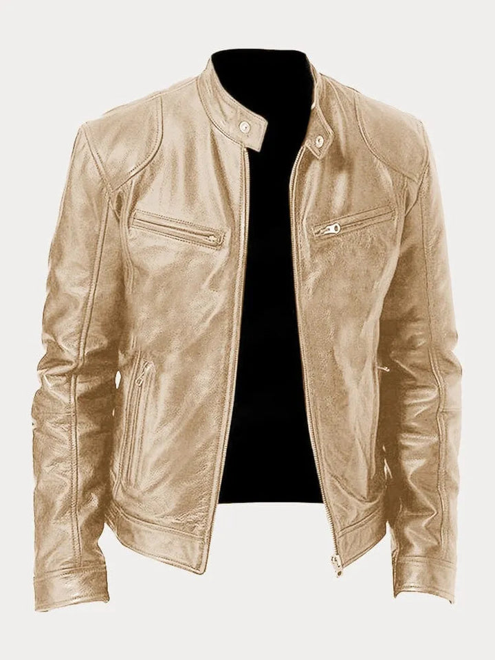 MAISON LUMIÈRE | VESTE DÉCONTRACTÉE EN CUIR
