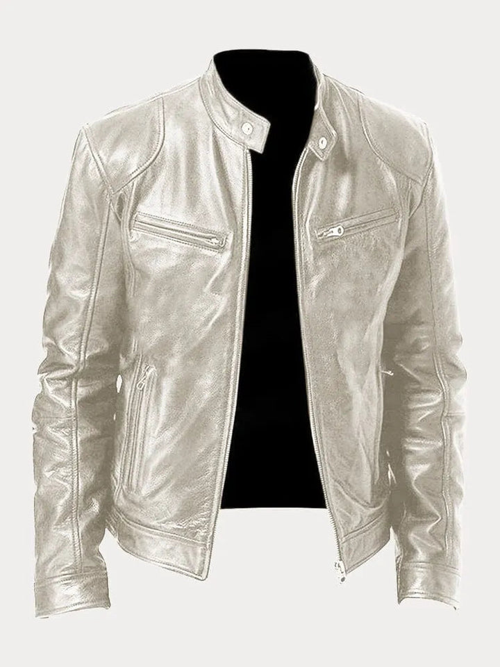 MAISON LUMIÈRE | VESTE DÉCONTRACTÉE EN CUIR