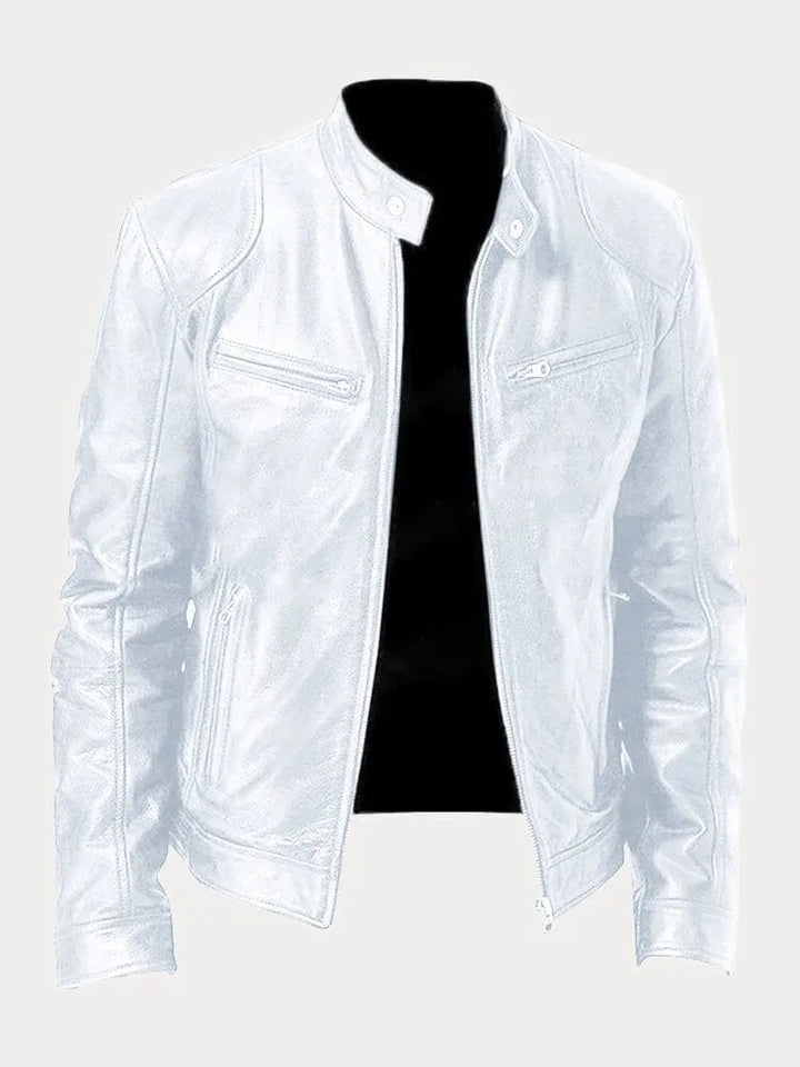 MAISON LUMIÈRE | VESTE DÉCONTRACTÉE EN CUIR