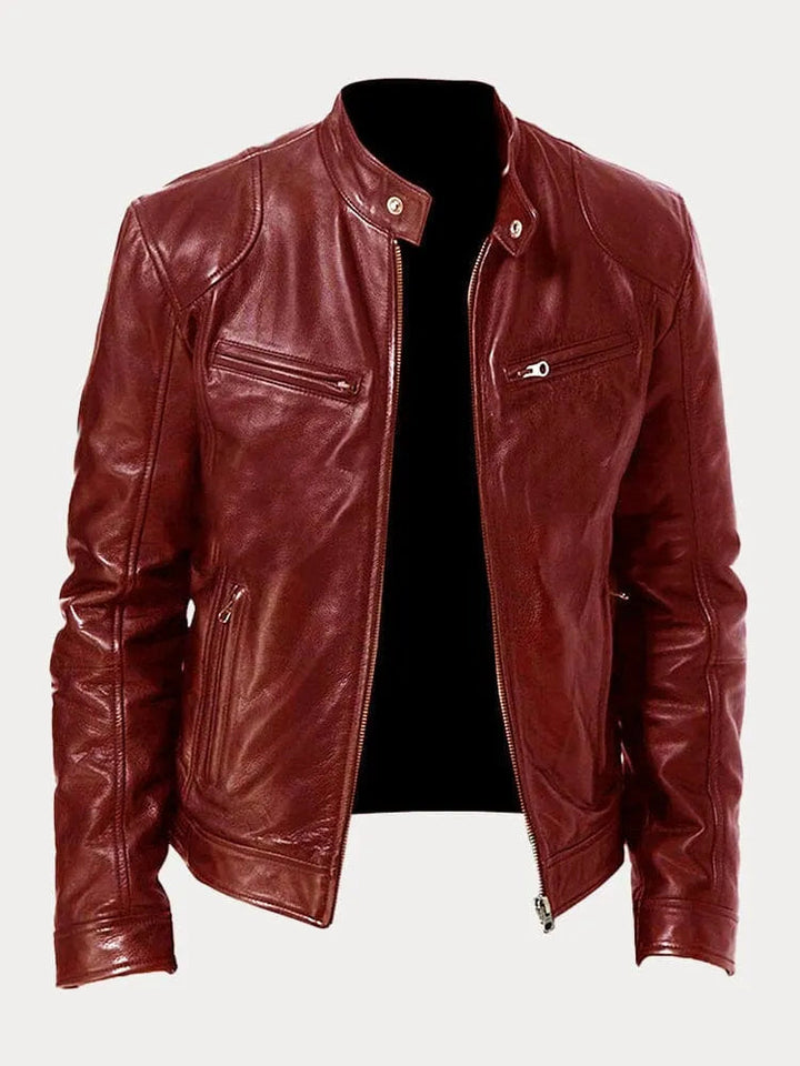 MAISON LUMIÈRE | VESTE DÉCONTRACTÉE EN CUIR