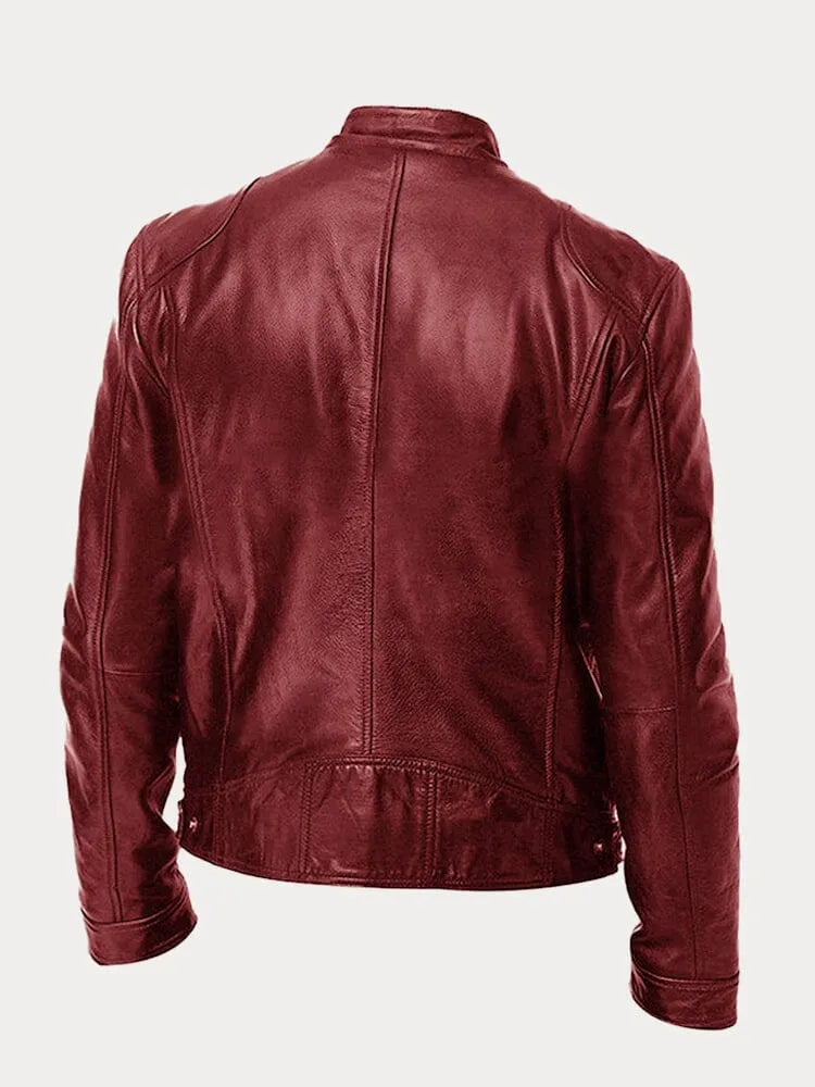 MAISON LUMIÈRE | VESTE DÉCONTRACTÉE EN CUIR