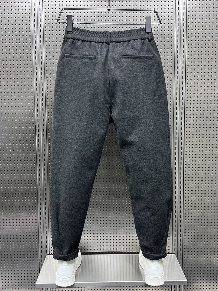 MAISON LUMIÈRE | PANTALONS TAPERED TEXTURÉS