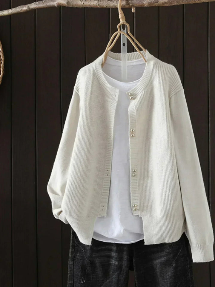 MAISON LUMIÈRE | Cardigan Boutons Nacrés Véronique