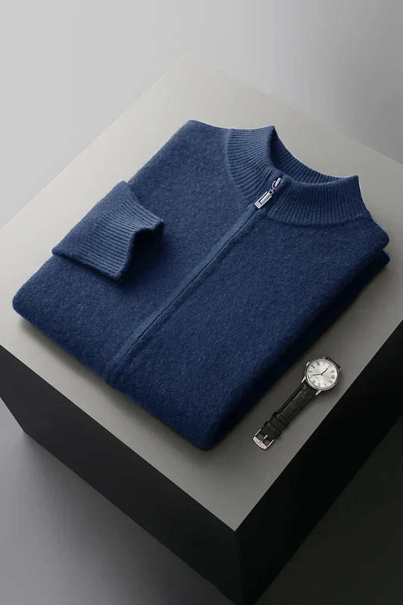 MAISON LUMIÈRE | GILET DE LUXE EN LAINE DE CACHEMIRE PREMIUM