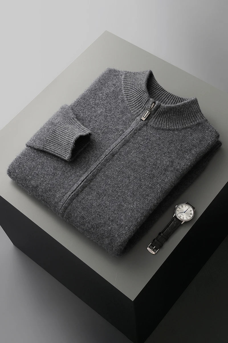 MAISON LUMIÈRE | GILET DE LUXE EN LAINE DE CACHEMIRE PREMIUM