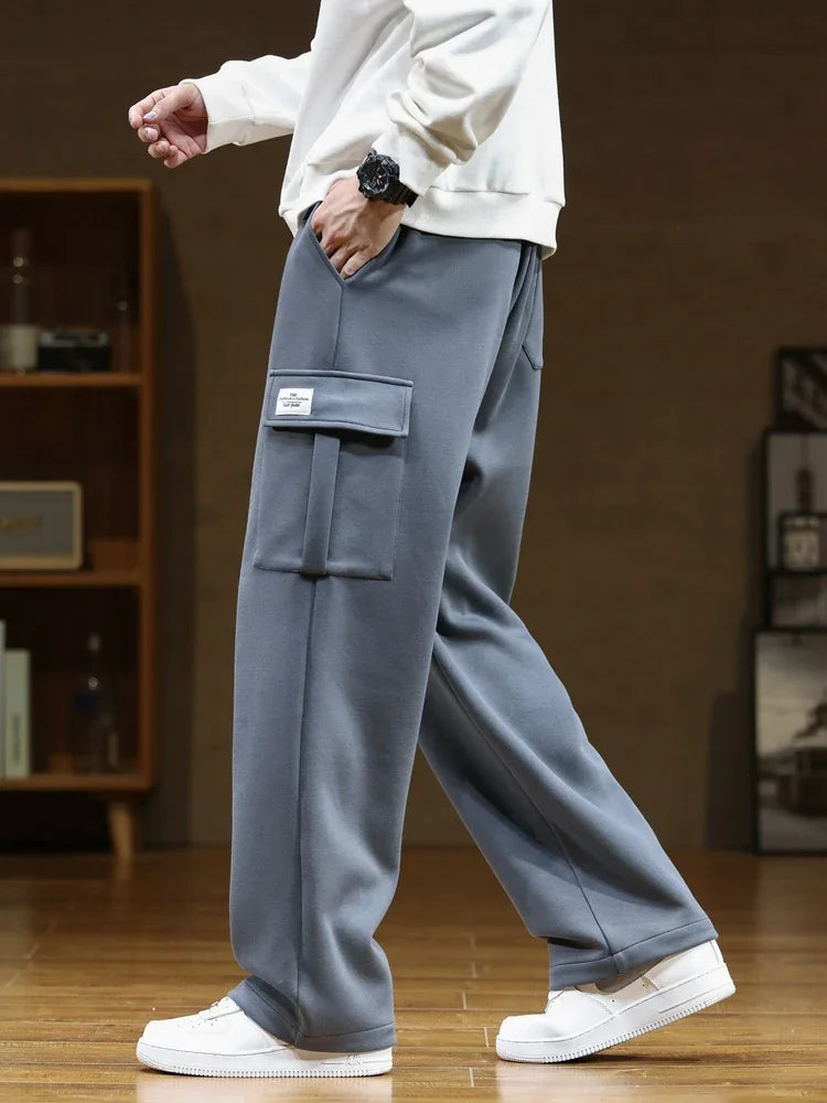 MAISON LUMIÈRE | PANTALON CARGO EN POLAIRE