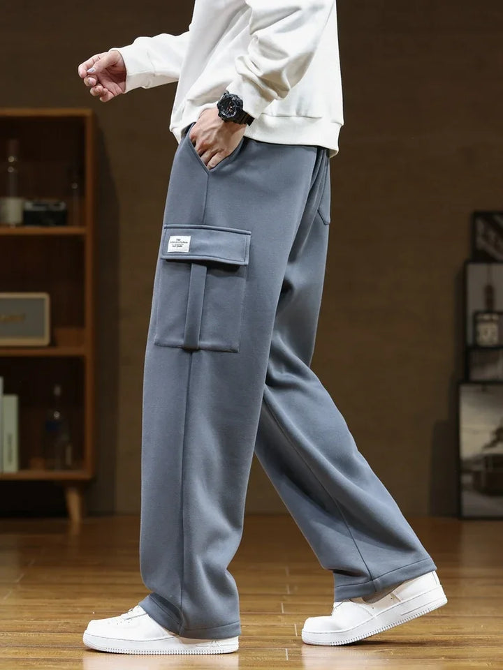 MAISON LUMIÈRE | PANTALON CARGO EN POLAIRE