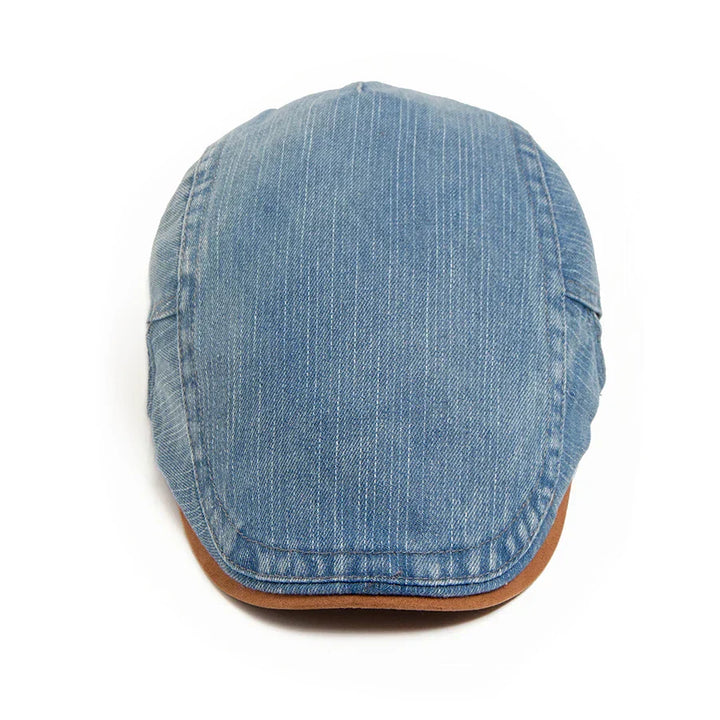 Cazel | Casquette plate premium en denim – style intemporel et confort quotidien