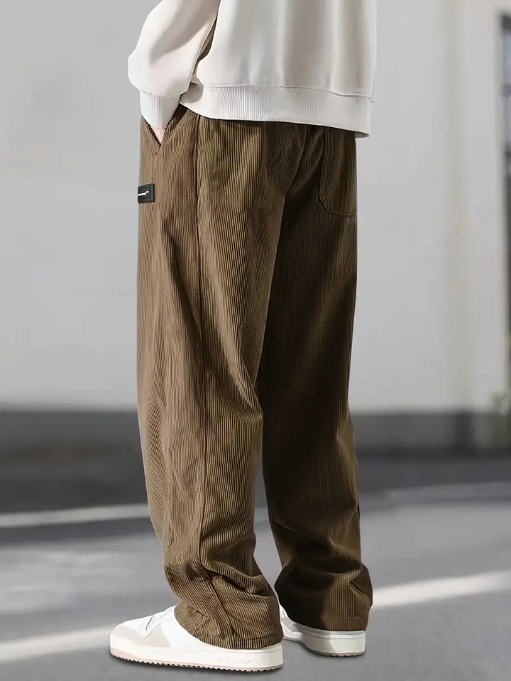 MAISON LUMIÈRE | PANTALON ÉLÉGANT EN VELOURS CÔTELÉ