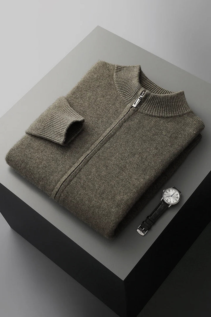 MAISON LUMIÈRE | GILET DE LUXE EN LAINE DE CACHEMIRE PREMIUM