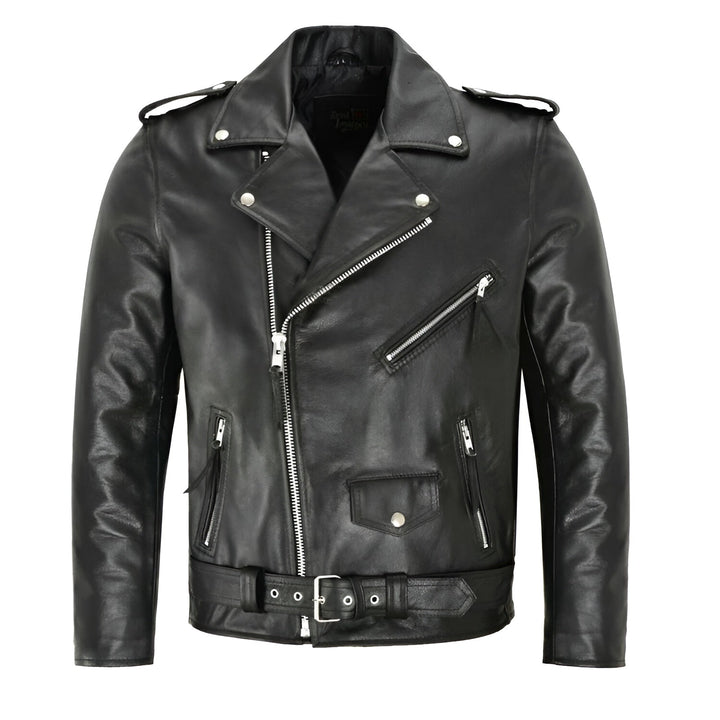 MAISON LUMIÈRE | VESTE EN CUIR POUR HOMME CLASSIQUE