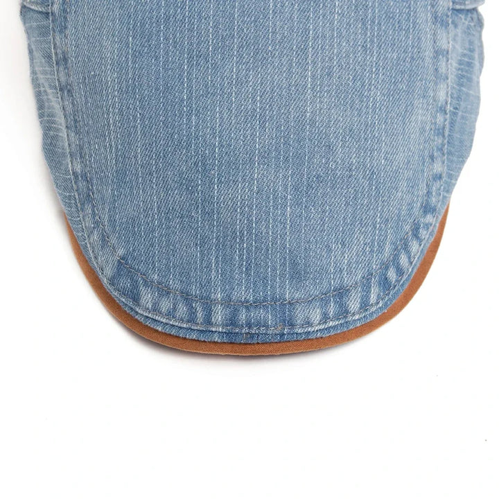 Cazel | Casquette plate premium en denim – style intemporel et confort quotidien