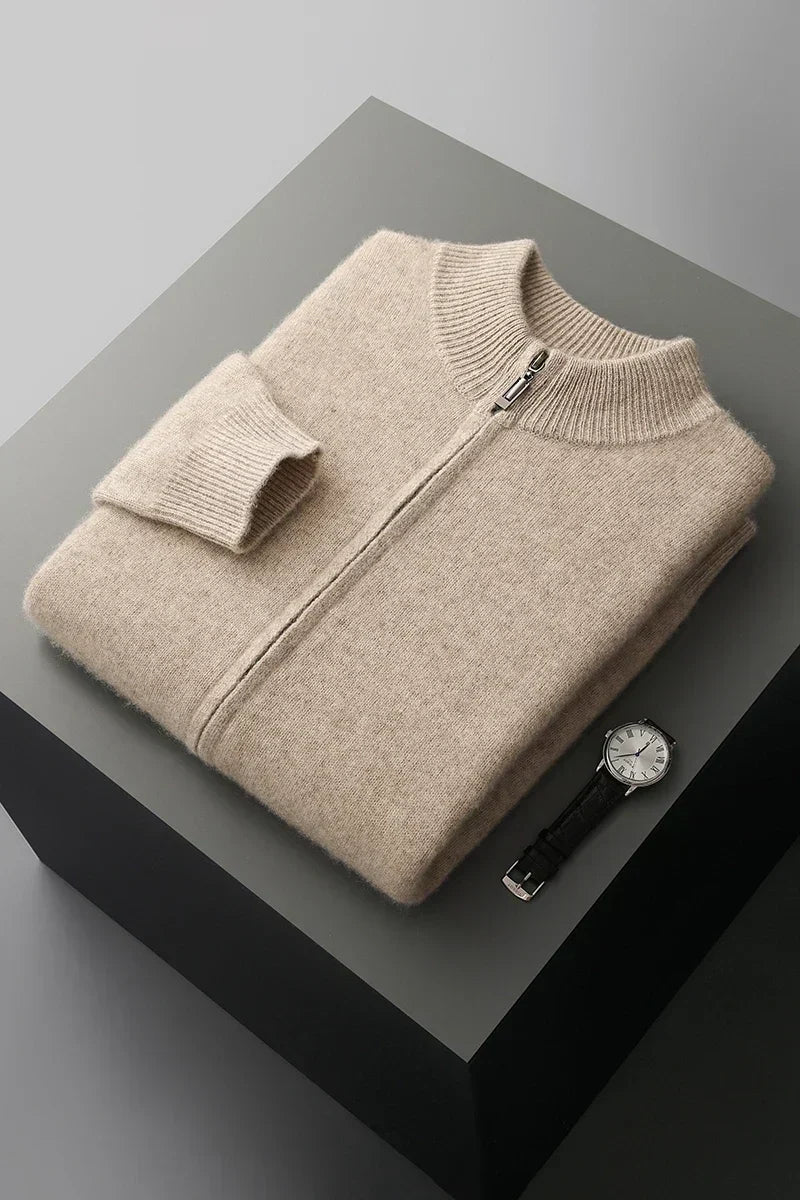 MAISON LUMIÈRE | GILET DE LUXE EN LAINE DE CACHEMIRE PREMIUM