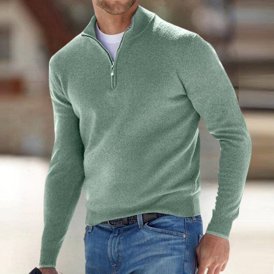MAISON LUMIÈRE | PULL ZIPPÉ POUR HOMME