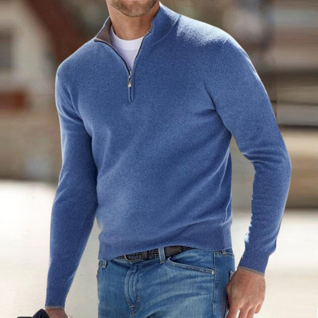 MAISON LUMIÈRE | PULL ZIPPÉ POUR HOMME
