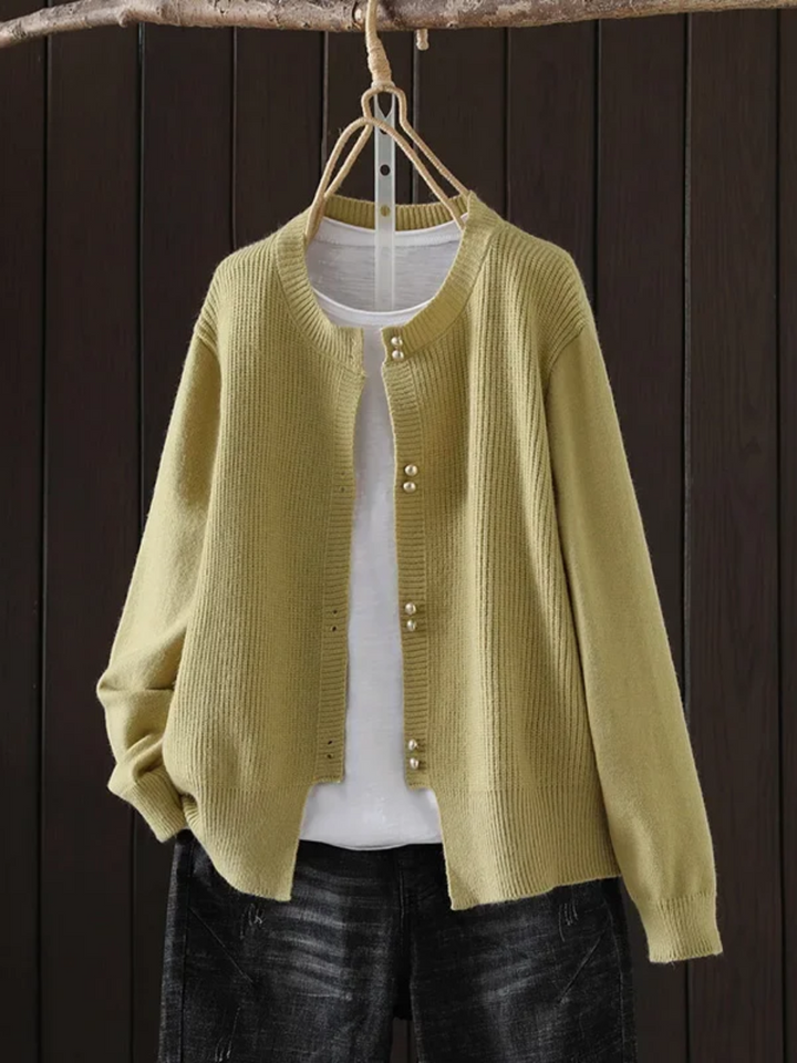 MAISON LUMIÈRE | Cardigan Boutons Nacrés Véronique