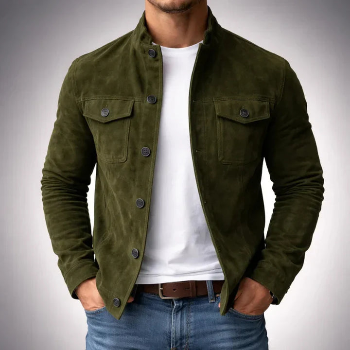 MAISON LUMIÈRE | Veste Élégante Suédée Marc