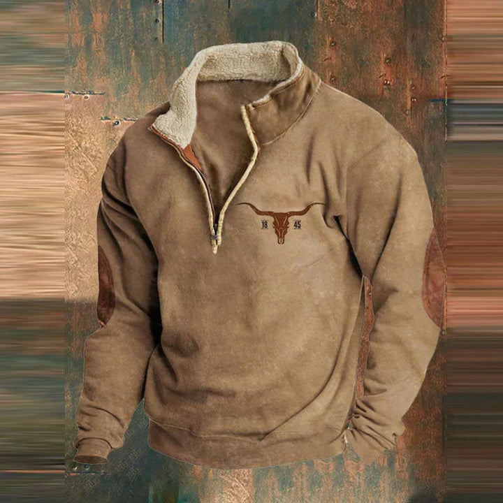 MAISON LUMIÈRE | PULL AVEC ZIP POR HOMME