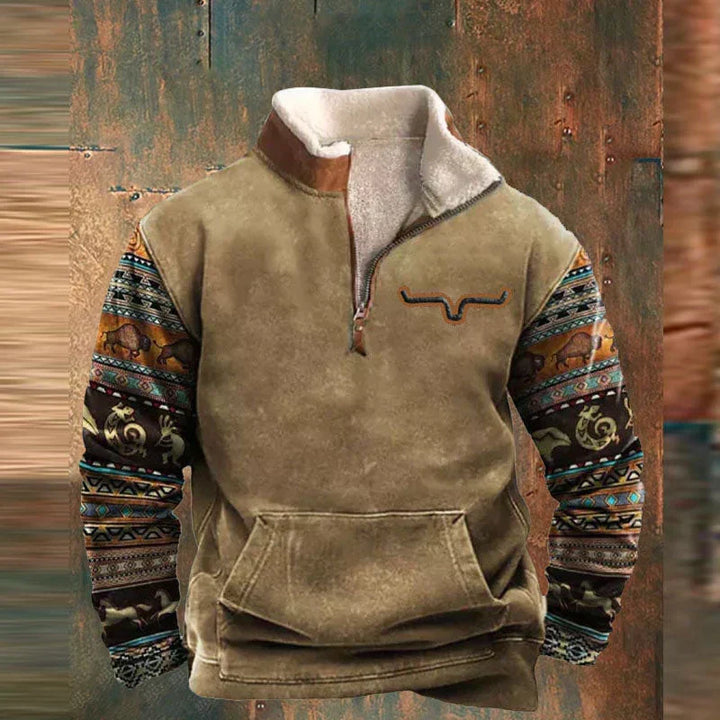 MAISON LUMIÈRE | PULL AVEC ZIP POR HOMME