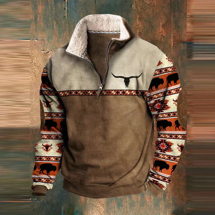 MAISON LUMIÈRE | PULL AVEC ZIP POR HOMME