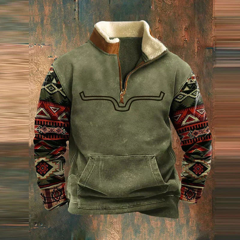 MAISON LUMIÈRE | PULL AVEC ZIP POR HOMME
