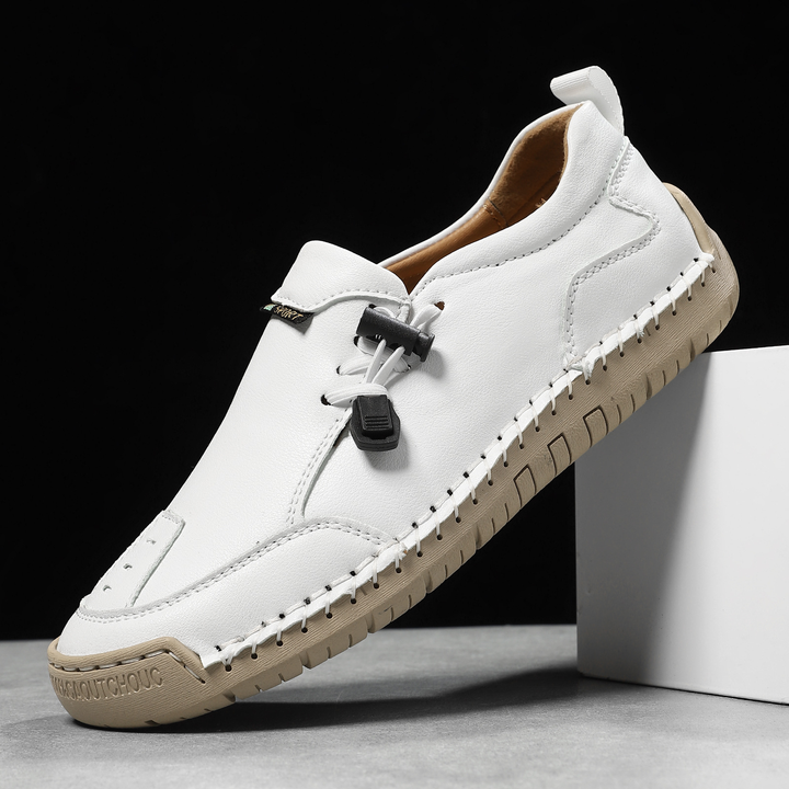 MAISON LUMIÈRE | Mocassins Confort Piqués Main Mathilde
