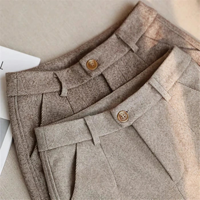 MAISON LUMIÈRE | PANTALONS ÉLÉGANTS EN PURE LAINE SUR MESURE