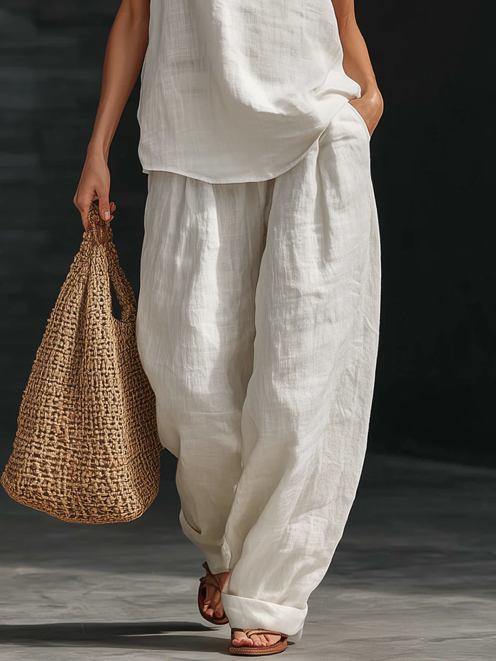 Zoë™ – Ensemble sans manches et pantalon large