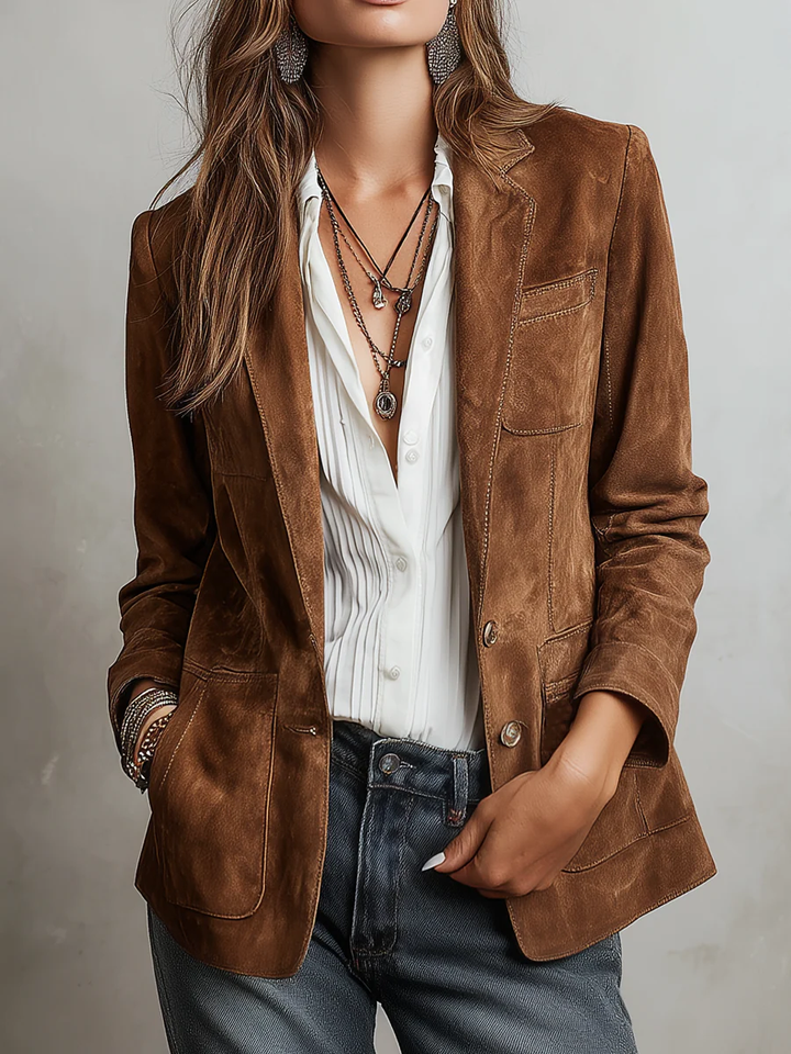 Millicent | Blazer marron vintage
