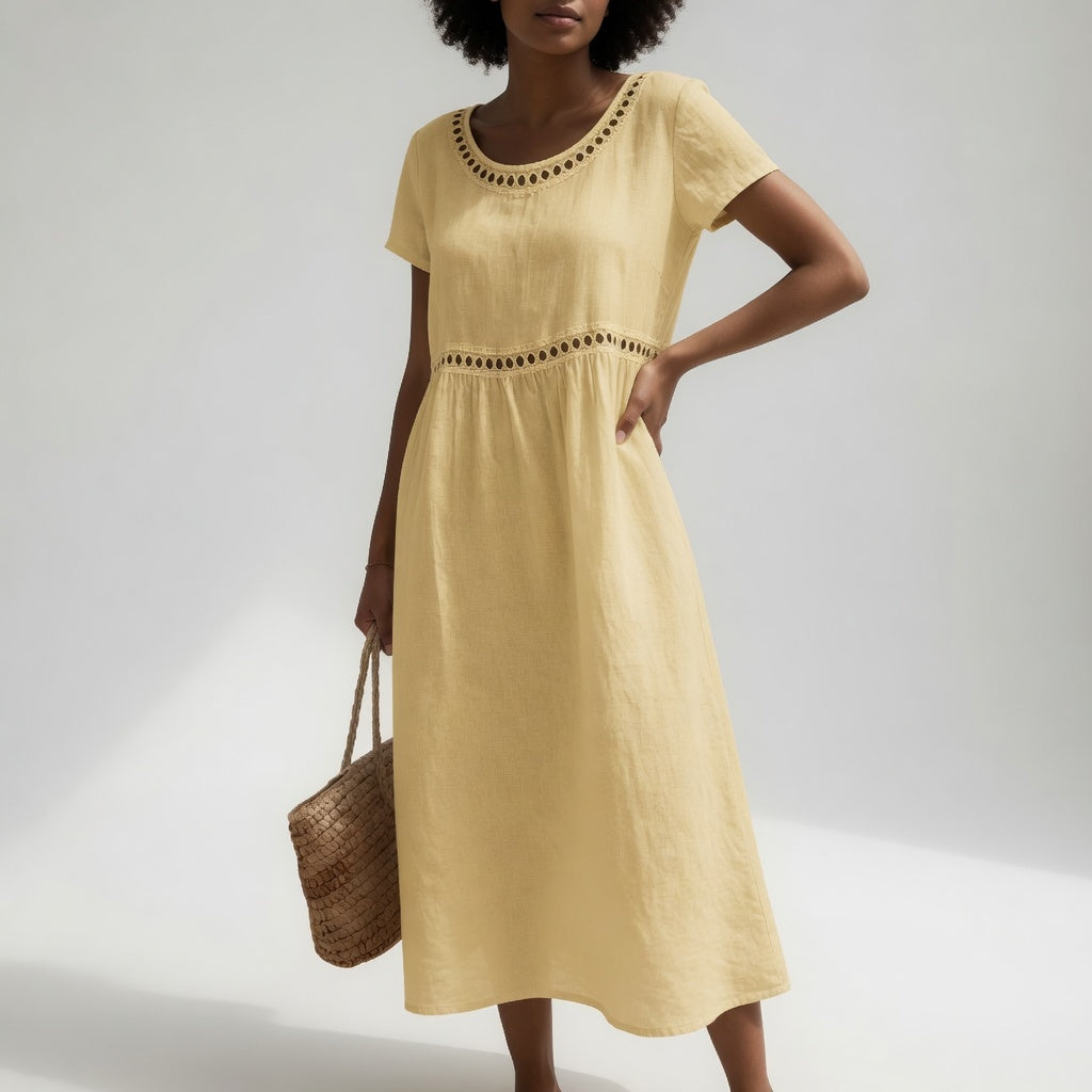 MAISON LUMIÈRE | ROBE BRODÉE POUR FEMME