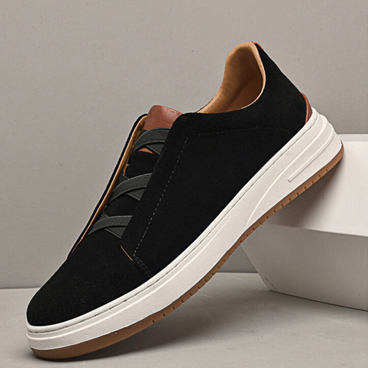 MAISON LUMIÈRE | CHAUSSURES SANS LACETS EN DAIM POUR HOMME
