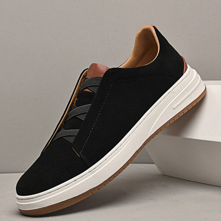MAISON LUMIÈRE | CHAUSSURES SANS LACETS EN DAIM POUR HOMME