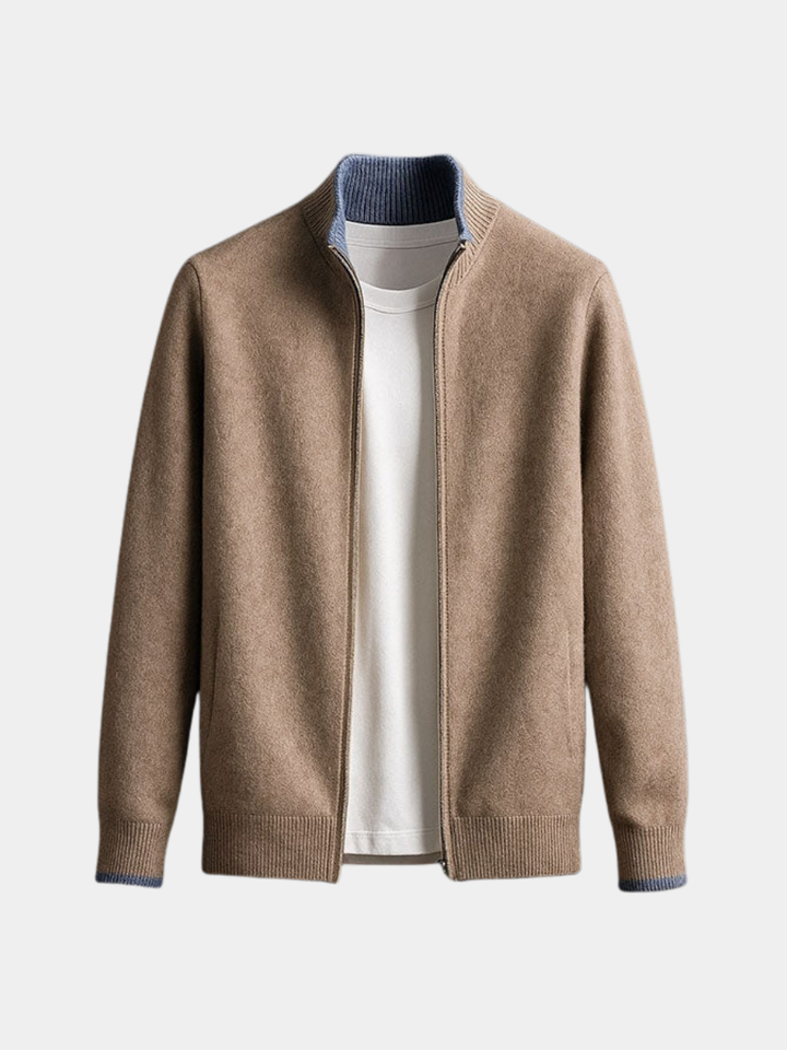 MAISON LUMIÈRE | PULL ZIP HOMME