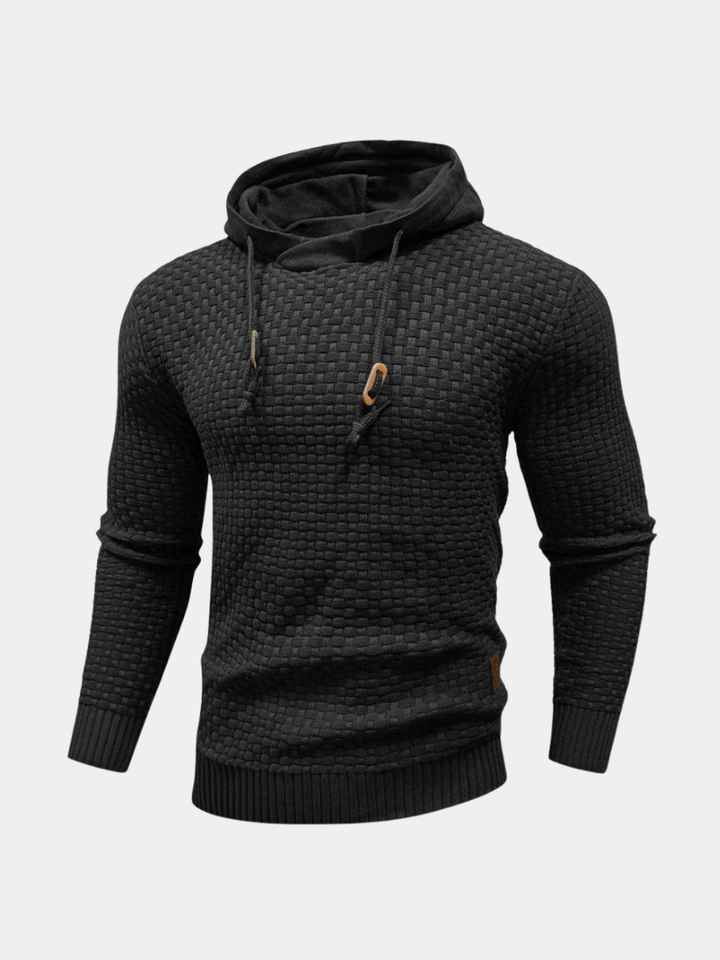 MAISON LUMIÈRE | SWEAT À CAPUCHE CLASSIQUE EN LAINE POUR HOMME