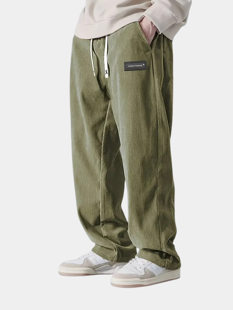 MAISON LUMIÈRE | PANTALON ÉLÉGANT EN VELOURS CÔTELÉ