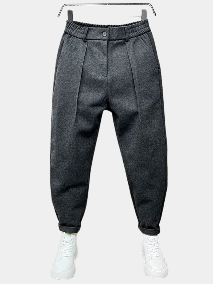 MAISON LUMIÈRE | PANTALONS TAPERED TEXTURÉS