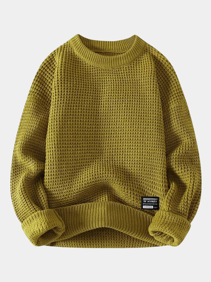 MAISON LUMIÈRE | PULL EN NID D'ABEILLE PREMIUM