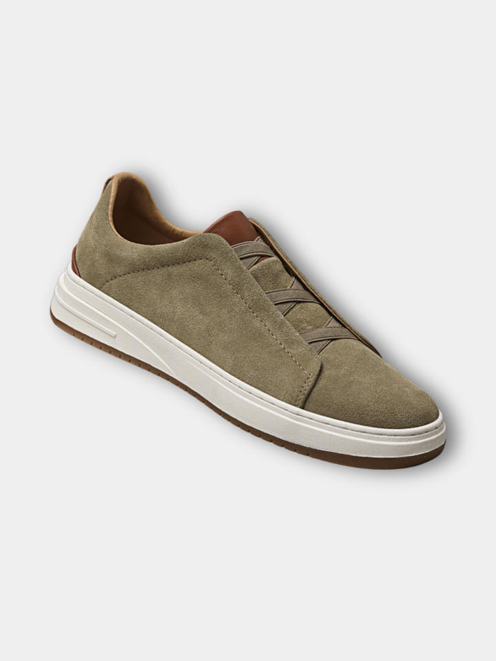 MAISON LUMIÈRE | CHAUSSURES SLIP-ON EN DAIM POUR HOMME
