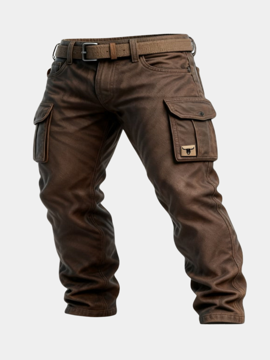 MAISON LUMIÈRE | PANTALON CARGO DOUBLÉ
