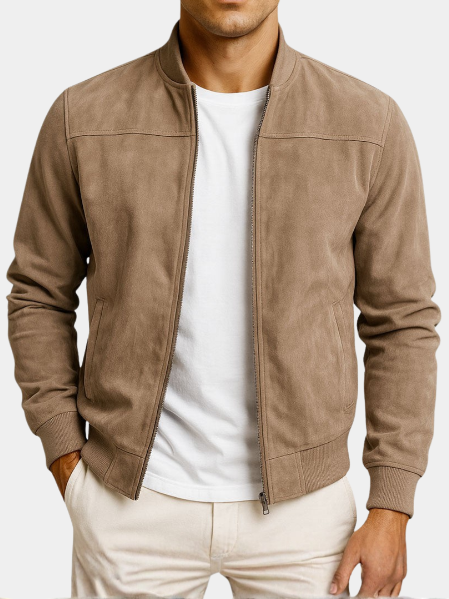 MAISON LUMIÈRE | VESTE EN CUIR SUEDE URBAINE