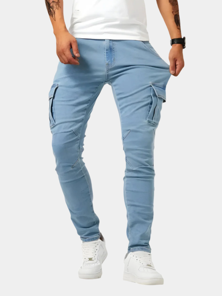 MAISON LUMIÈRE | PANTALON CARGO STRETCH
