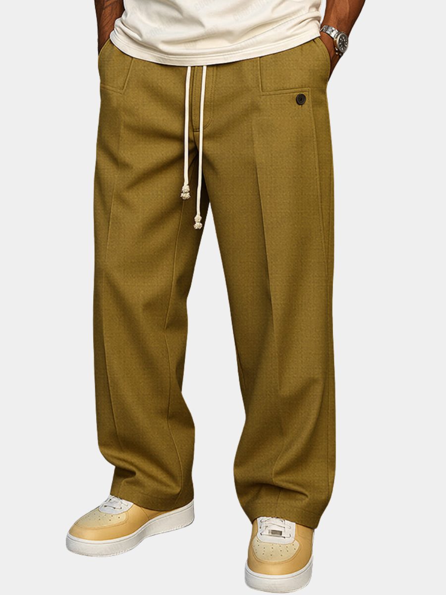 MAISON LUMIÈRE | PANTALONS ÉLÉGANTS AVEC CORDON