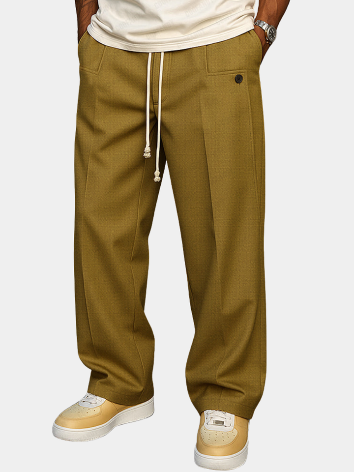MAISON LUMIÈRE | PANTALONS ÉLÉGANTS AVEC CORDON