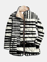 MAISON LUMIÈRE | Veste Matelassée Rayures Graphiques Véronique