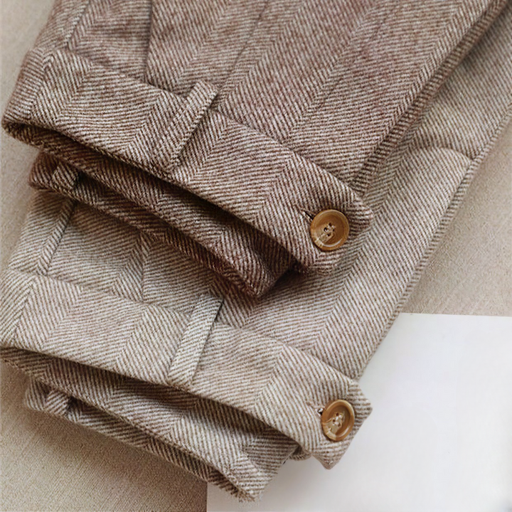MAISON LUMIÈRE | PANTALONS ÉLÉGANTS EN PURE LAINE SUR MESURE