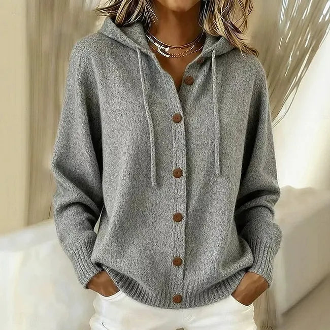 Cardigan à capuche boutonné Goldie™