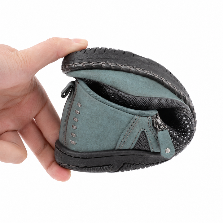 MAISON LUMIÈRE | Mocassins Orthopédiques Confort Zippés Élise