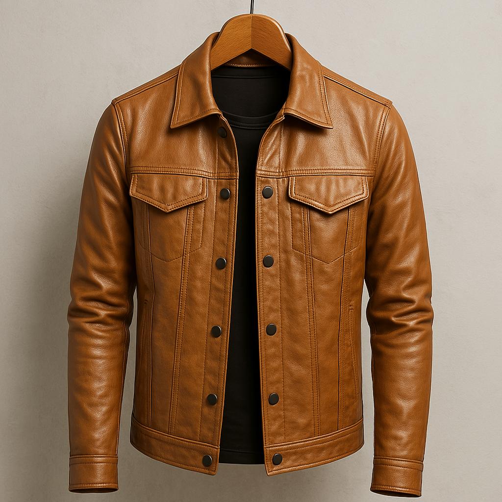 MAISON LUMIÈRE | VESTE EN CUIR MODERNE RIDER