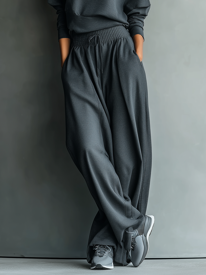 Carlotta - Ensemble en maille avec pantalon ample